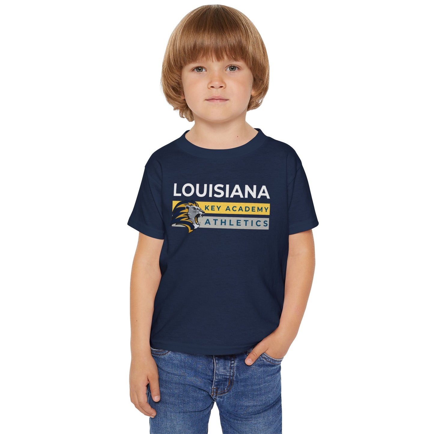 Louisiana Key Academy Striped Athletics Toddler T-shirt