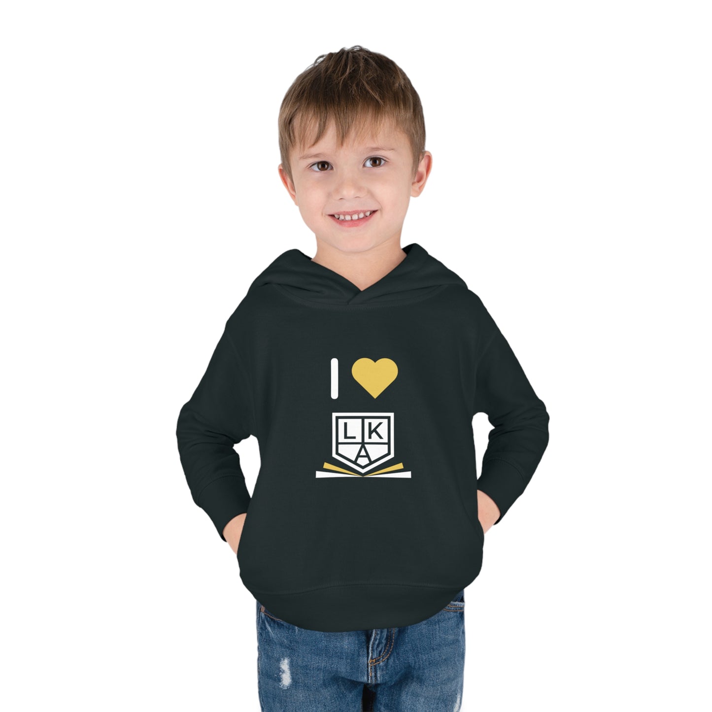 I Love LKA Toddler Pullover Fleece Hoodie