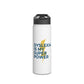 Dyslexia Is My Superpower Lightning Stainless Steel Water Bottle