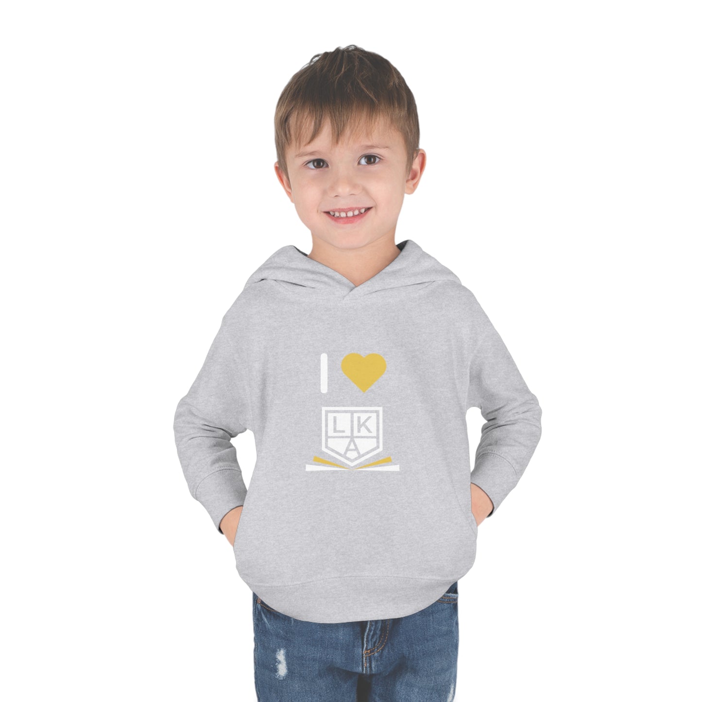 I Love LKA Toddler Pullover Fleece Hoodie