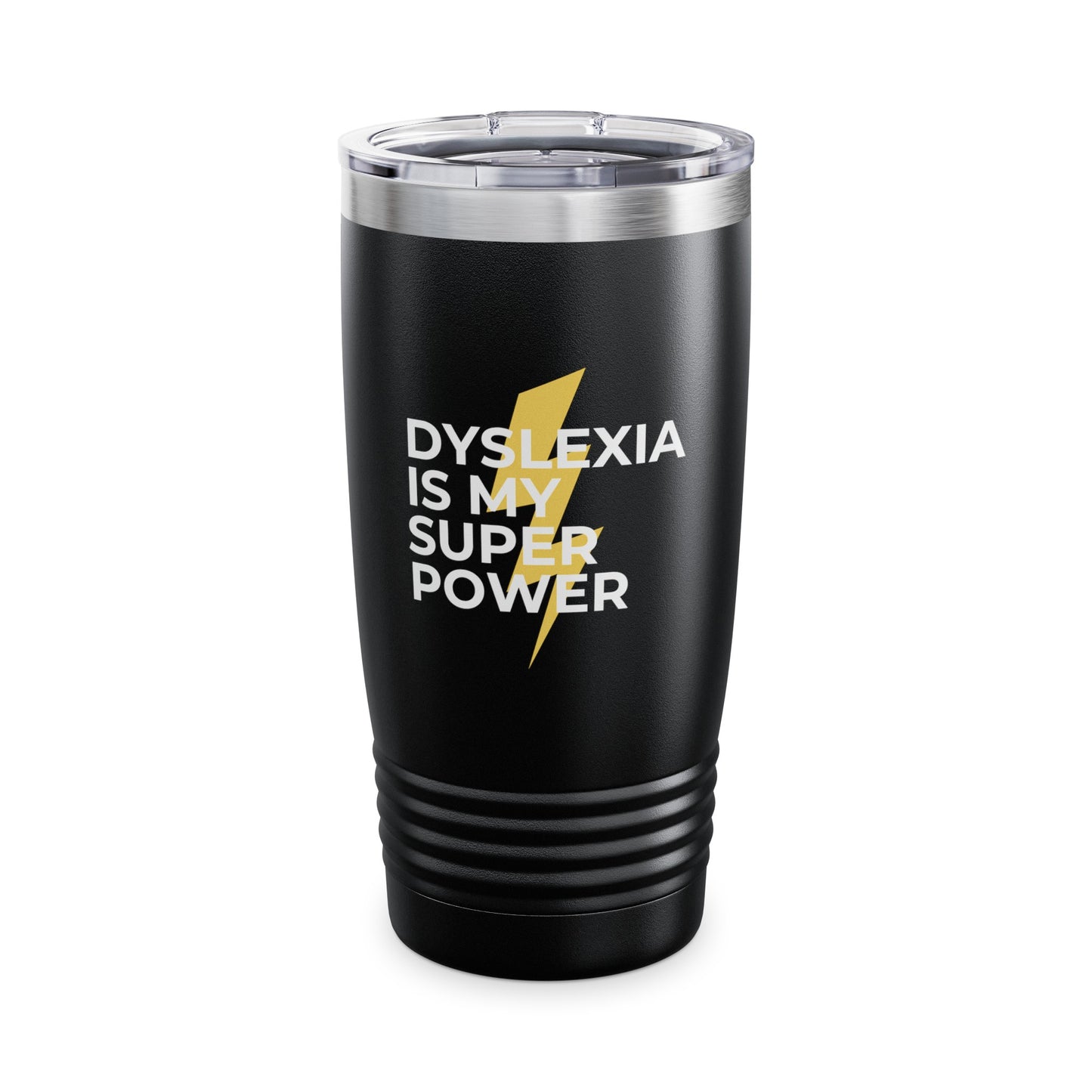 Dyslexia Is My Superpower Lightning Tumbler, 20oz