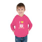 I Love LKA Toddler Pullover Fleece Hoodie