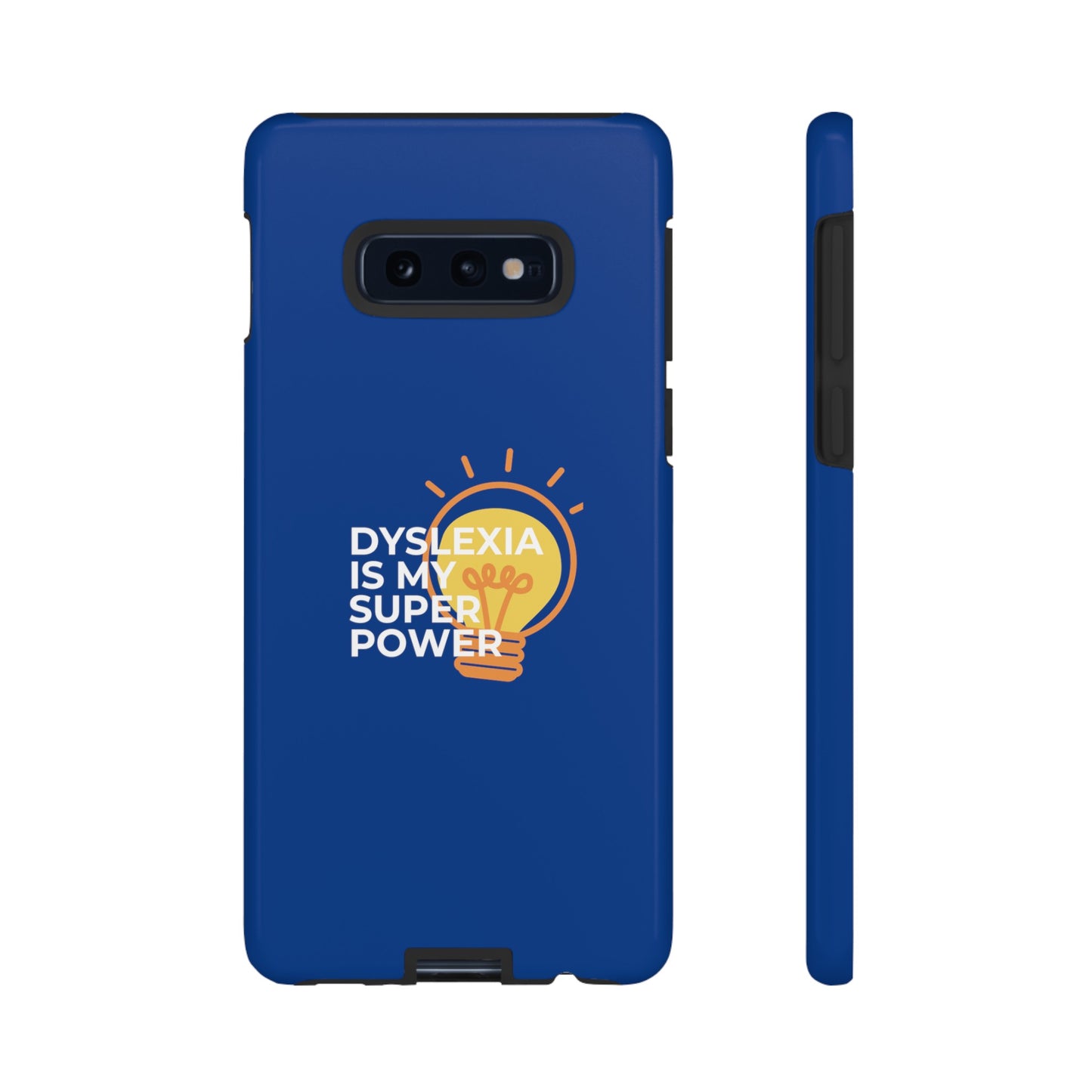 Dyslexia Is My Superpower Light Bulb Phone Case