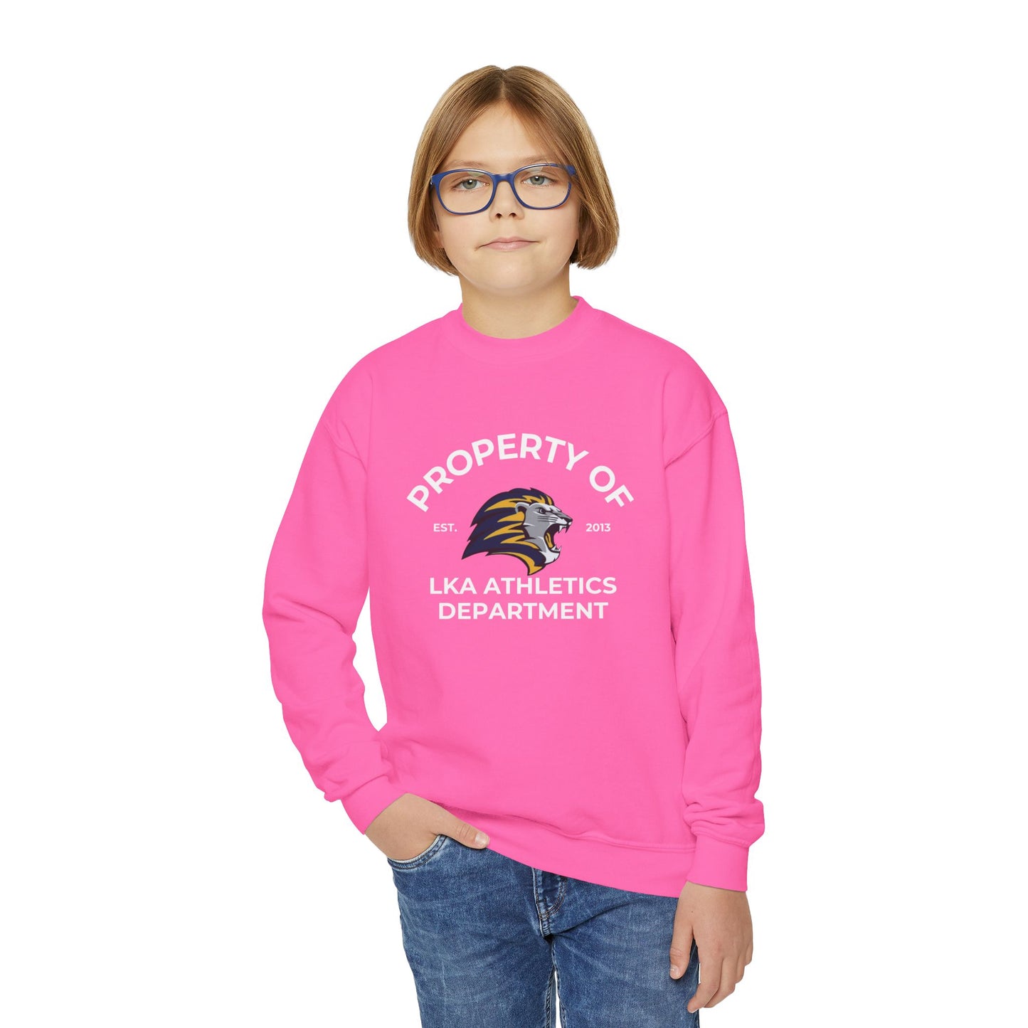 LKA Athletics Property of Youth Crewneck Sweatshirt