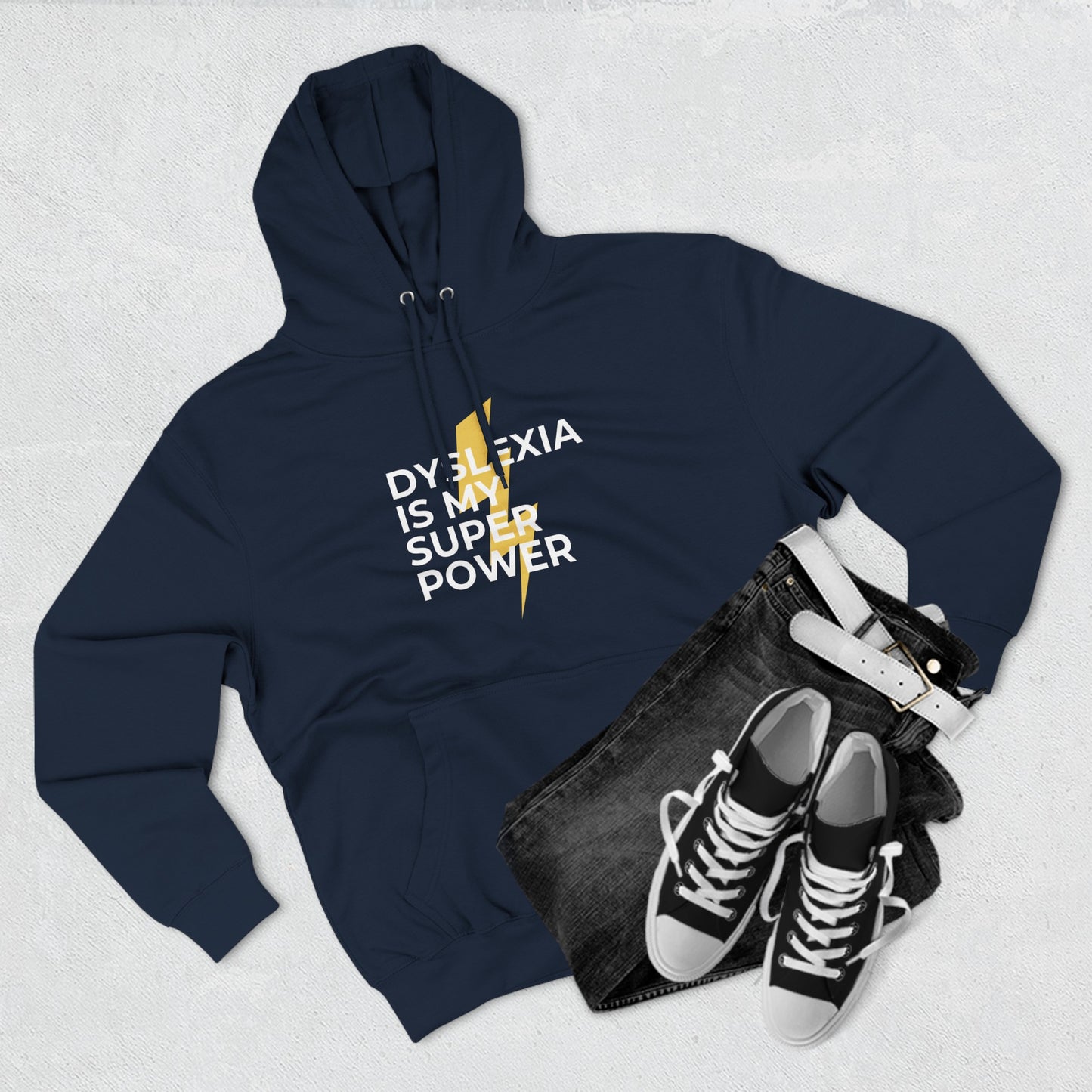 Dyslexia Superpower Lightning Hoodie