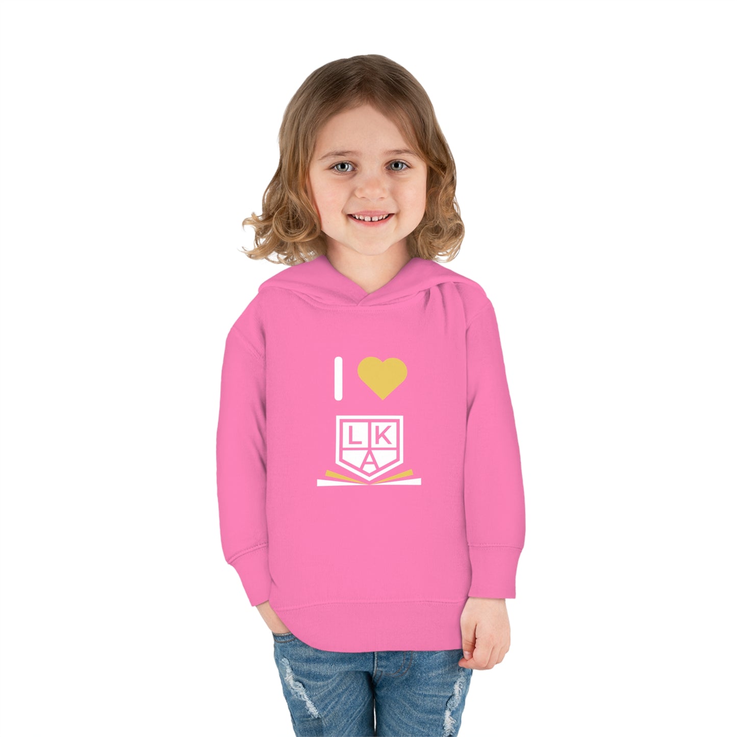 I Love LKA Toddler Pullover Fleece Hoodie