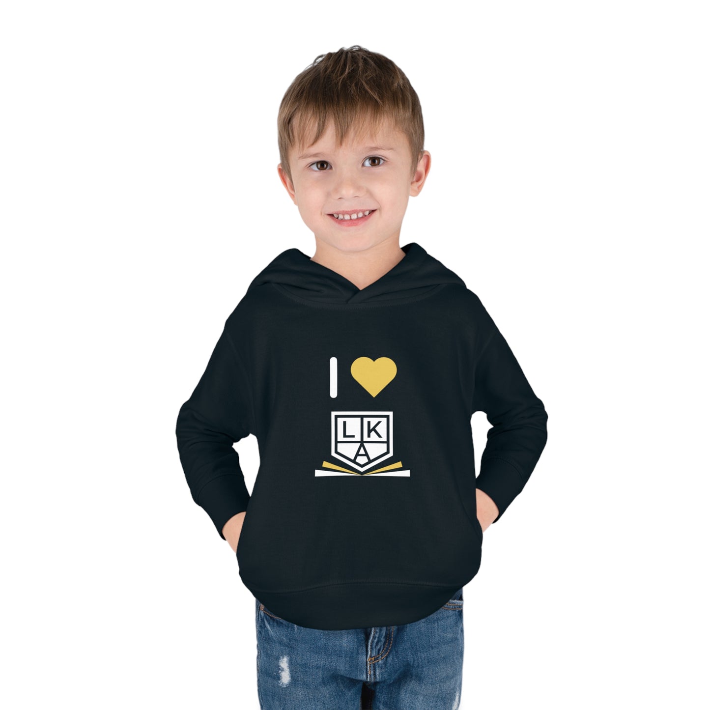 I Love LKA Toddler Pullover Fleece Hoodie