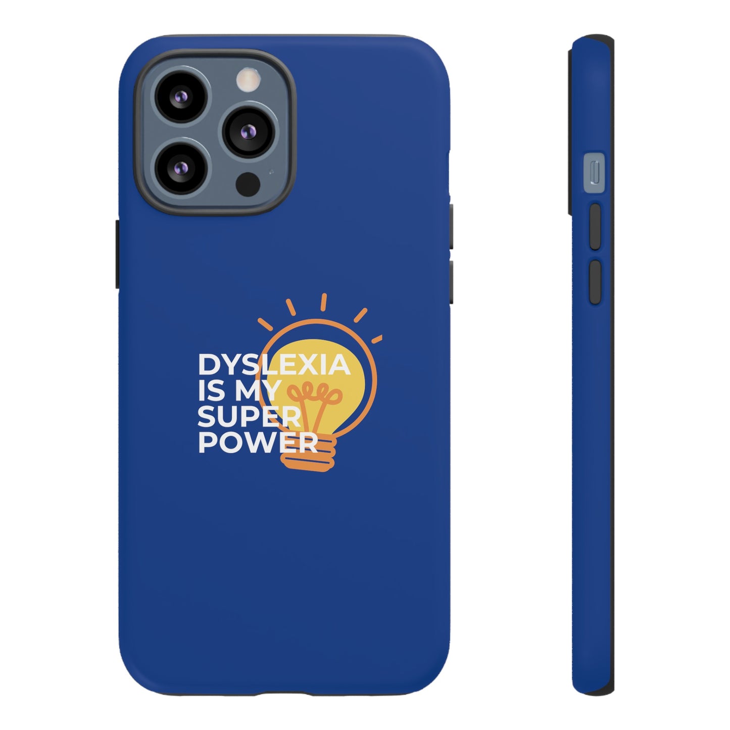 Dyslexia Is My Superpower Light Bulb Phone Case