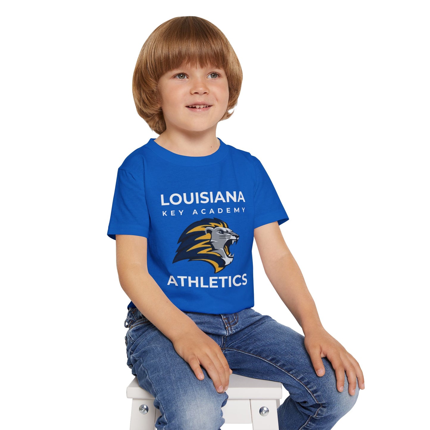 Louisiana Key Academy Striped Athletics Toddler T-shirt