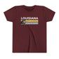 Louisiana Key Academy Striped Athletics Youth Tee