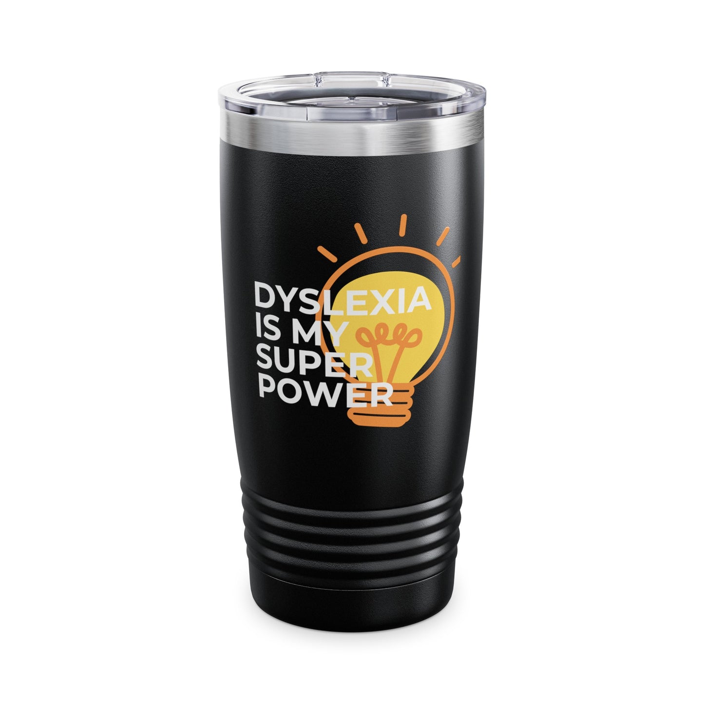 Dyslexia Is My Superpower Light Bulb Tumbler, 20oz