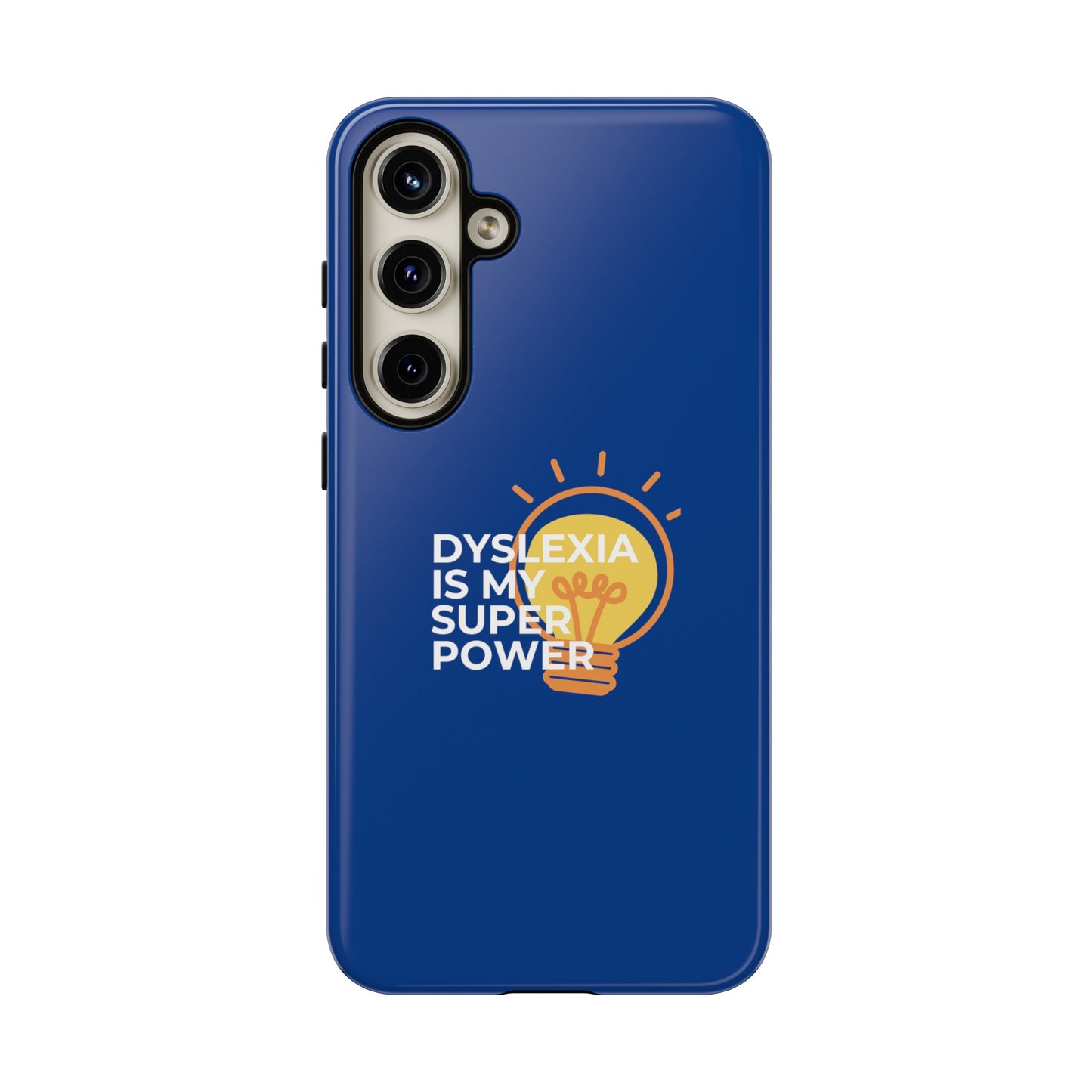 Dyslexia Is My Superpower Light Bulb Phone Case