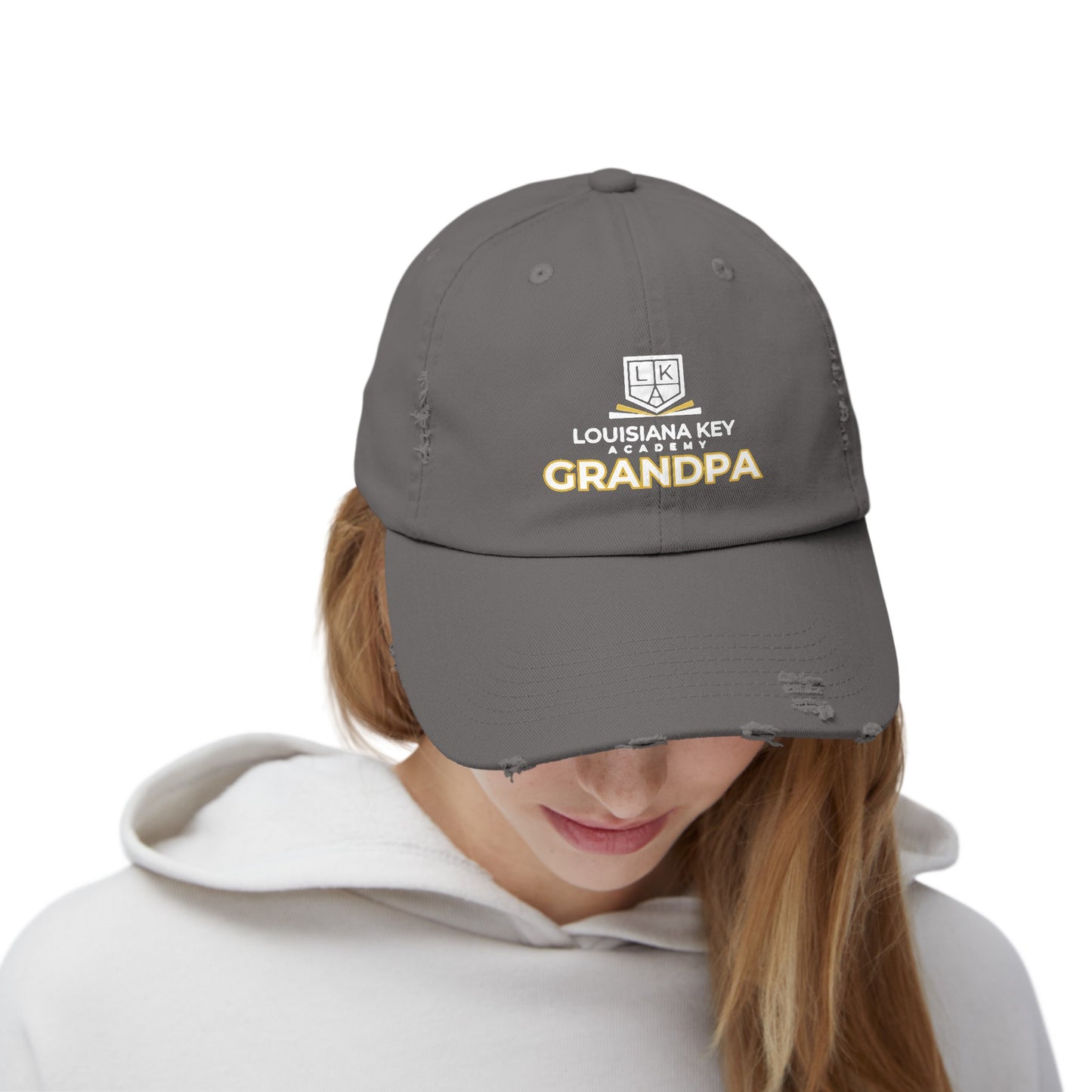 LKA Grandpa Unisex Distressed Hat