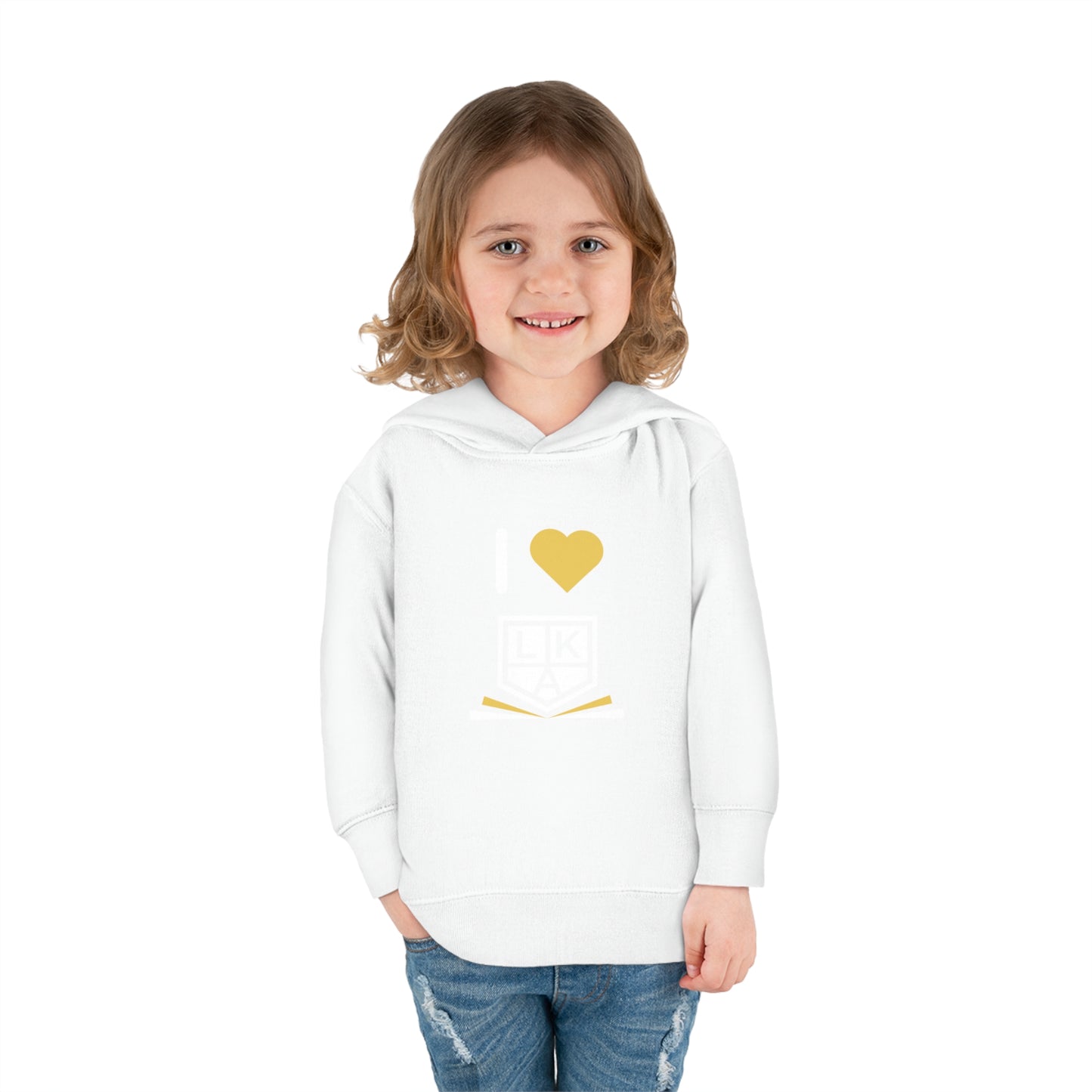 I Love LKA Toddler Pullover Fleece Hoodie