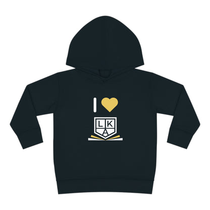 I Love LKA Toddler Pullover Fleece Hoodie