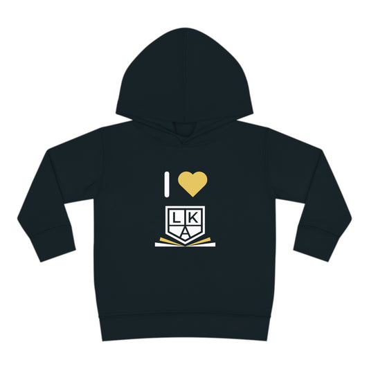 I Love LKA Toddler Pullover Fleece Hoodie