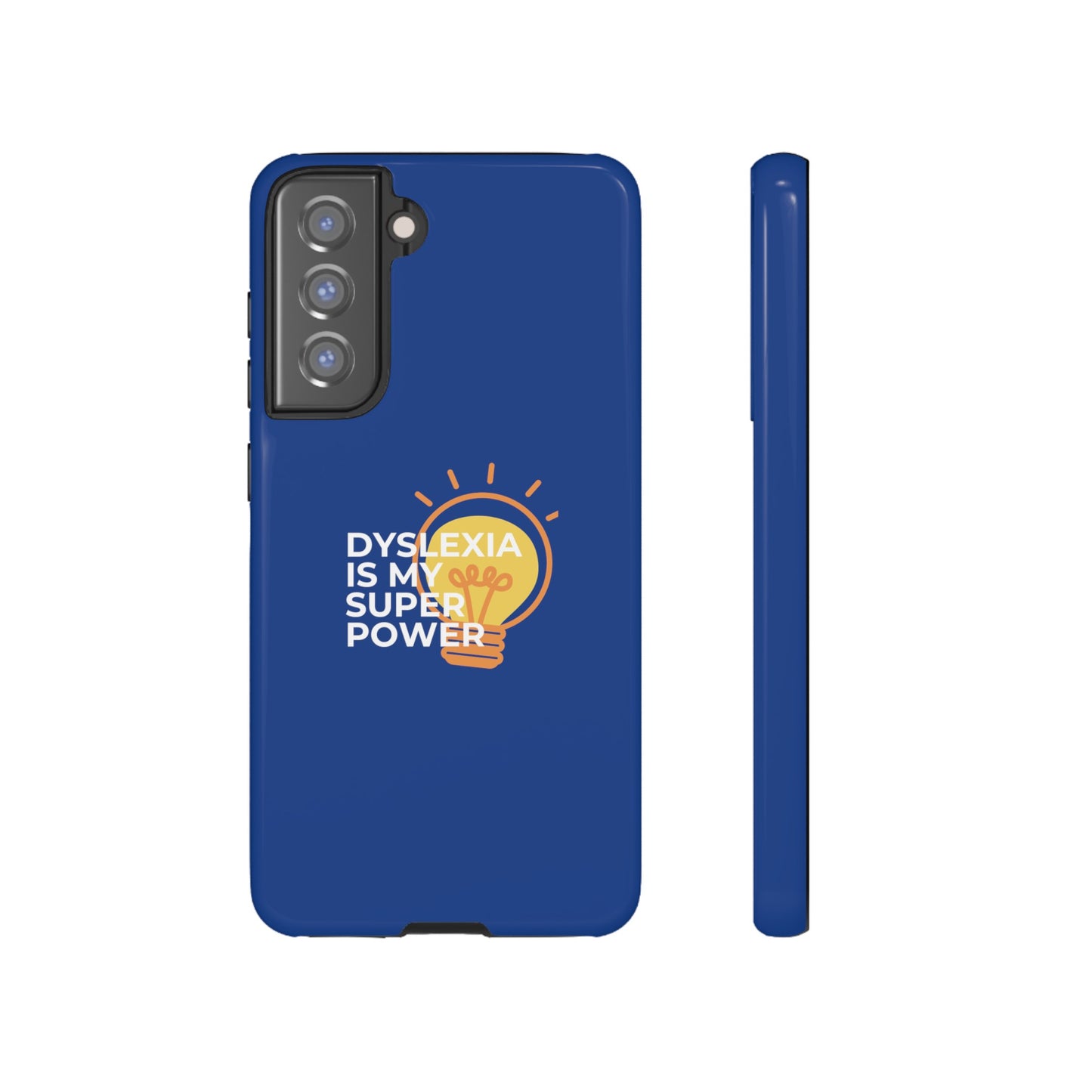 Dyslexia Is My Superpower Light Bulb Phone Case