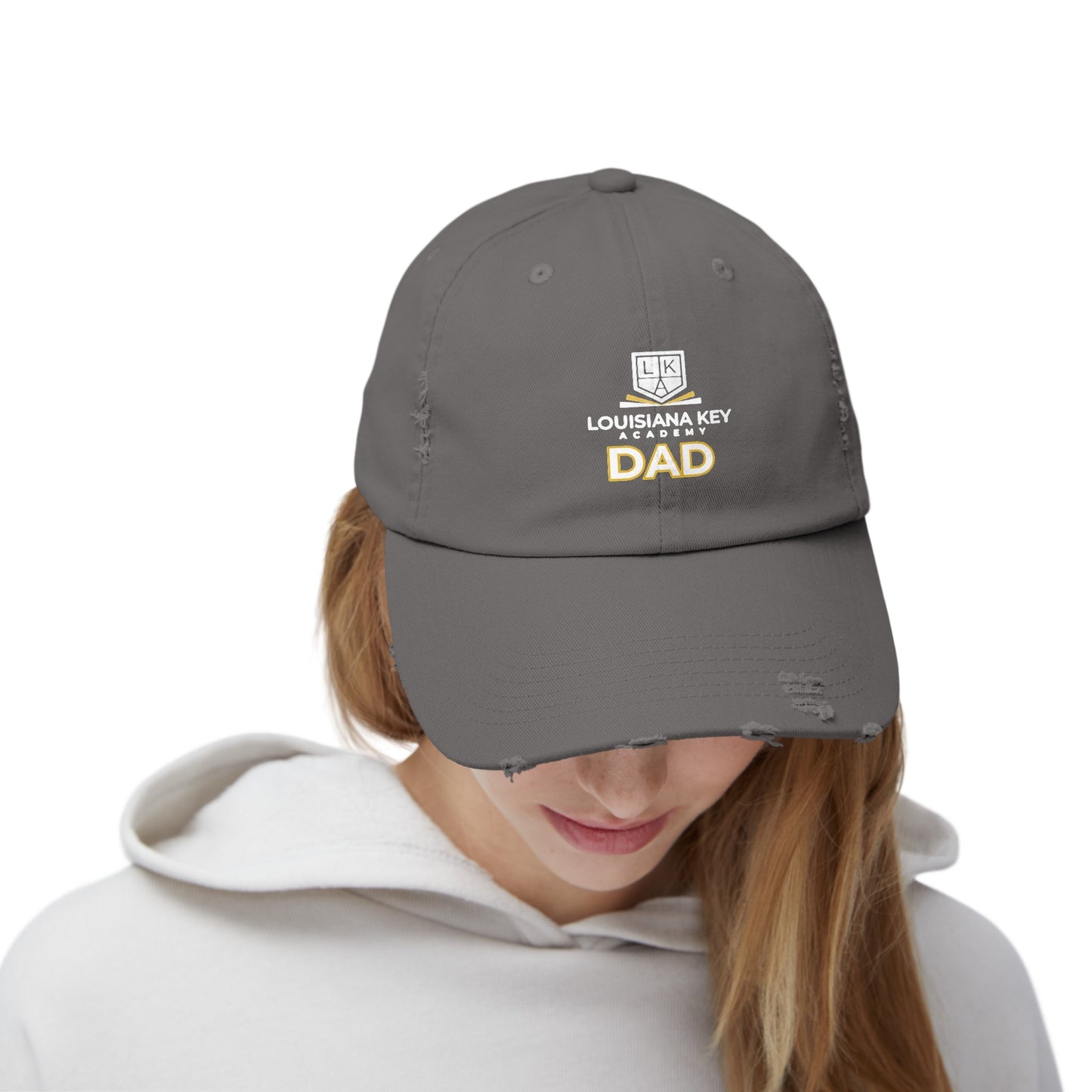 LKA Dad Unisex Distressed Hat