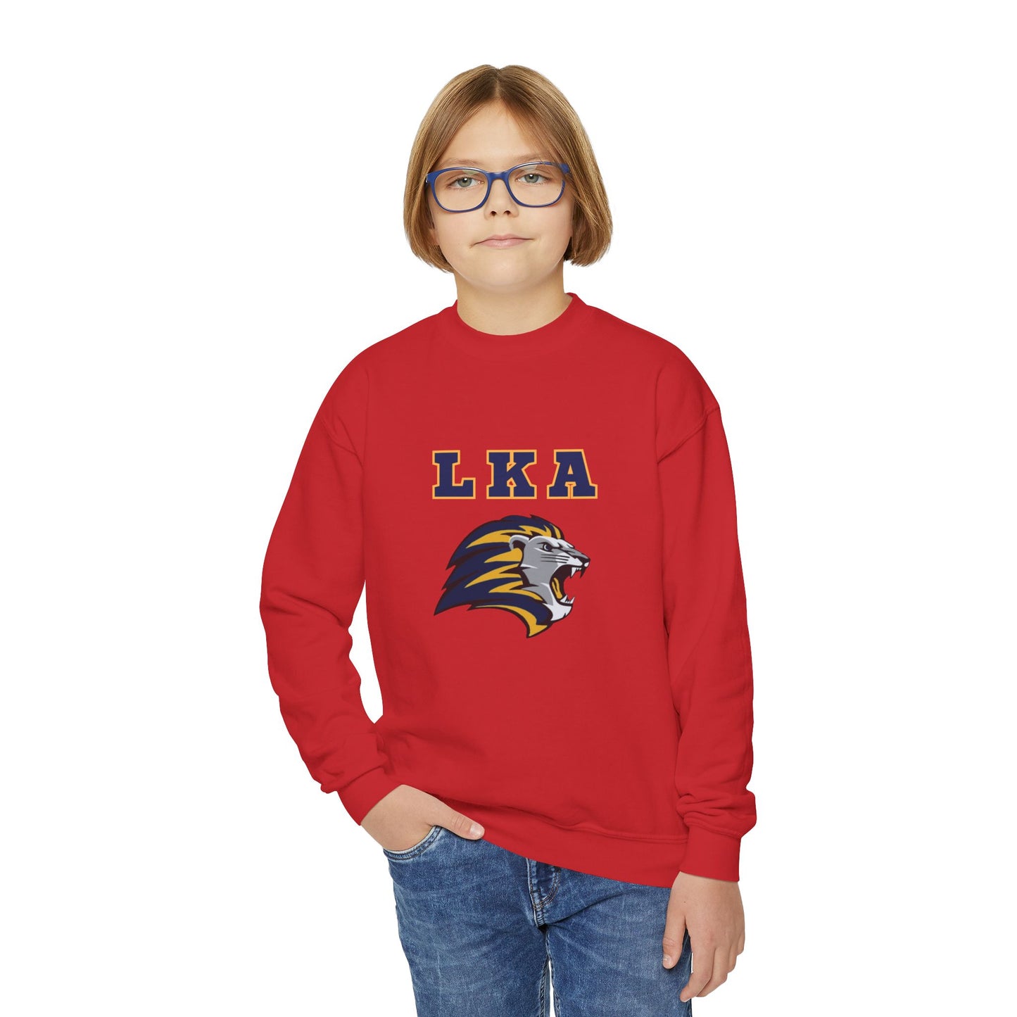 LKA Lion ROAR Youth Crewneck Sweatshirt