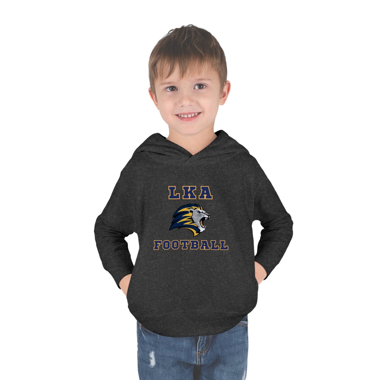 LKA Flag FootballToddler Pullover Fleece Hoodie