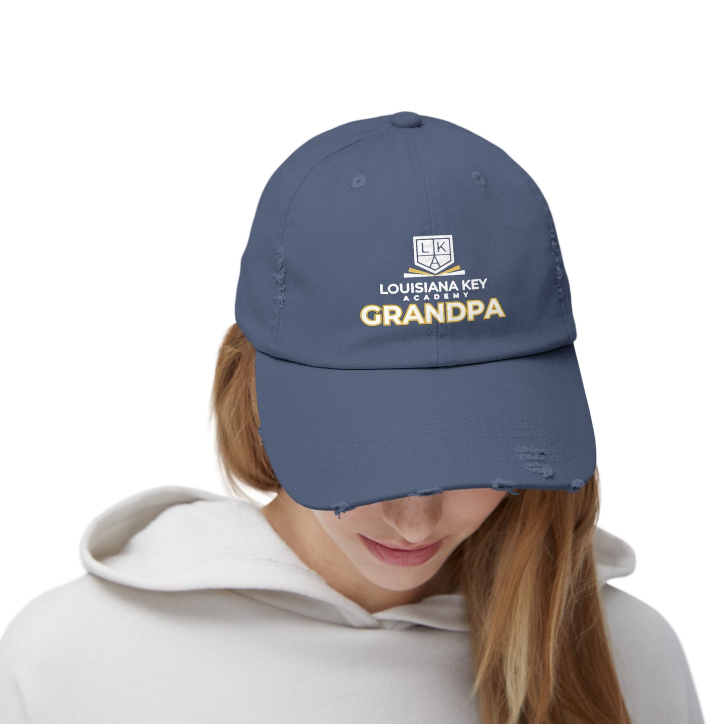 LKA Grandpa Unisex Distressed Hat