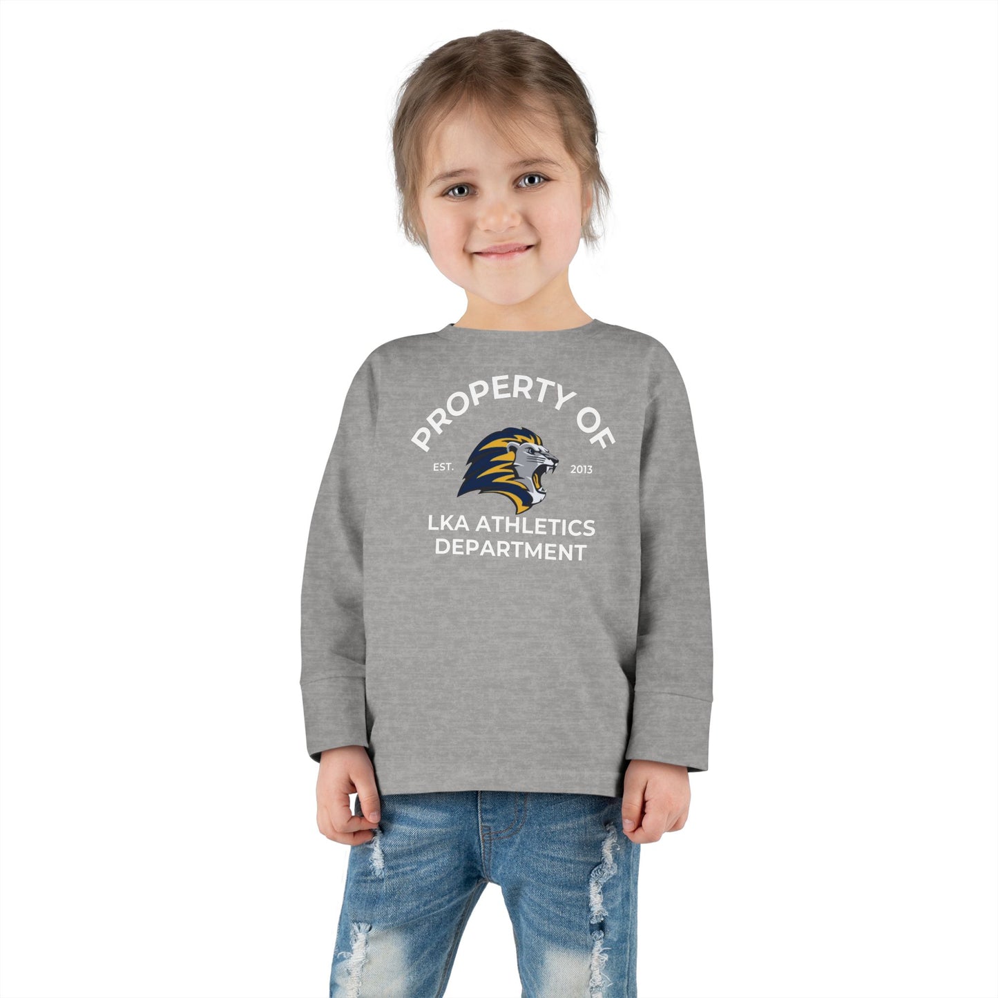 LKA Athletics Property of Toddler Long Sleeve Tee