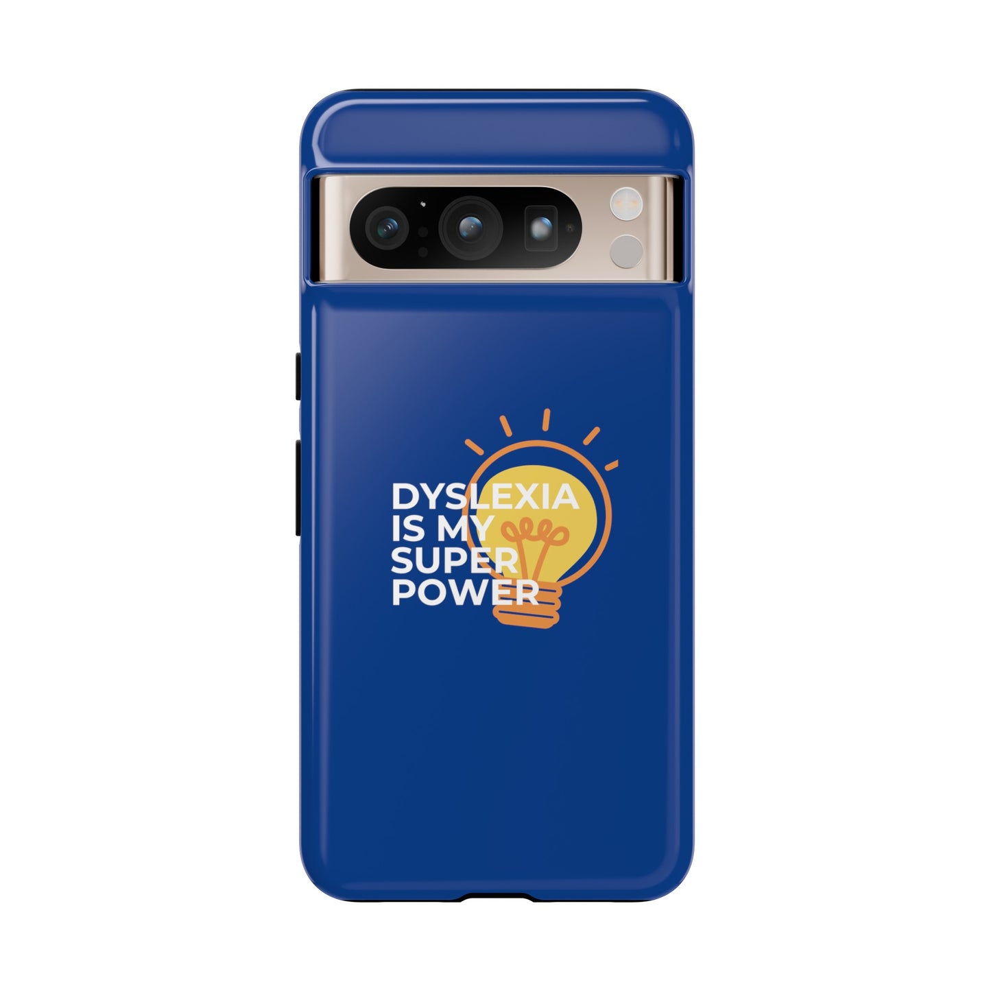 Dyslexia Is My Superpower Light Bulb Phone Case