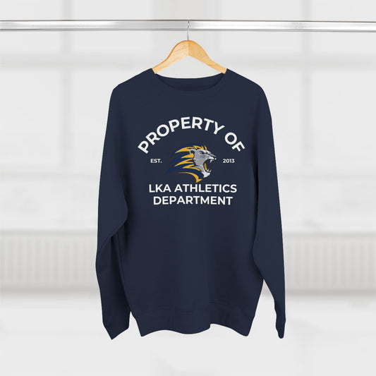 LKA Athletics Property of Adult Crewneck Sweatshirt