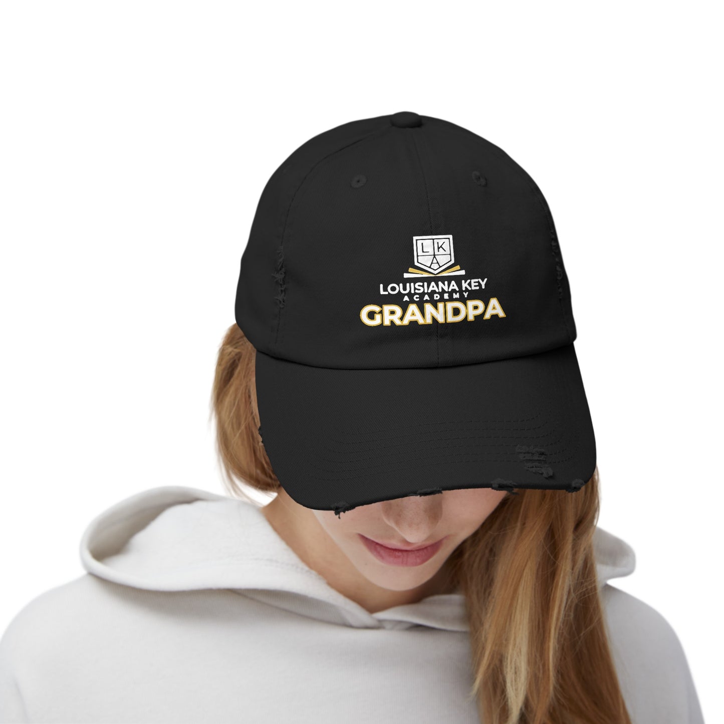 LKA Grandpa Unisex Distressed Hat