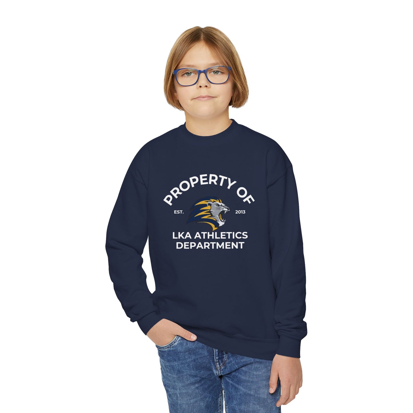 LKA Athletics Property of Youth Crewneck Sweatshirt