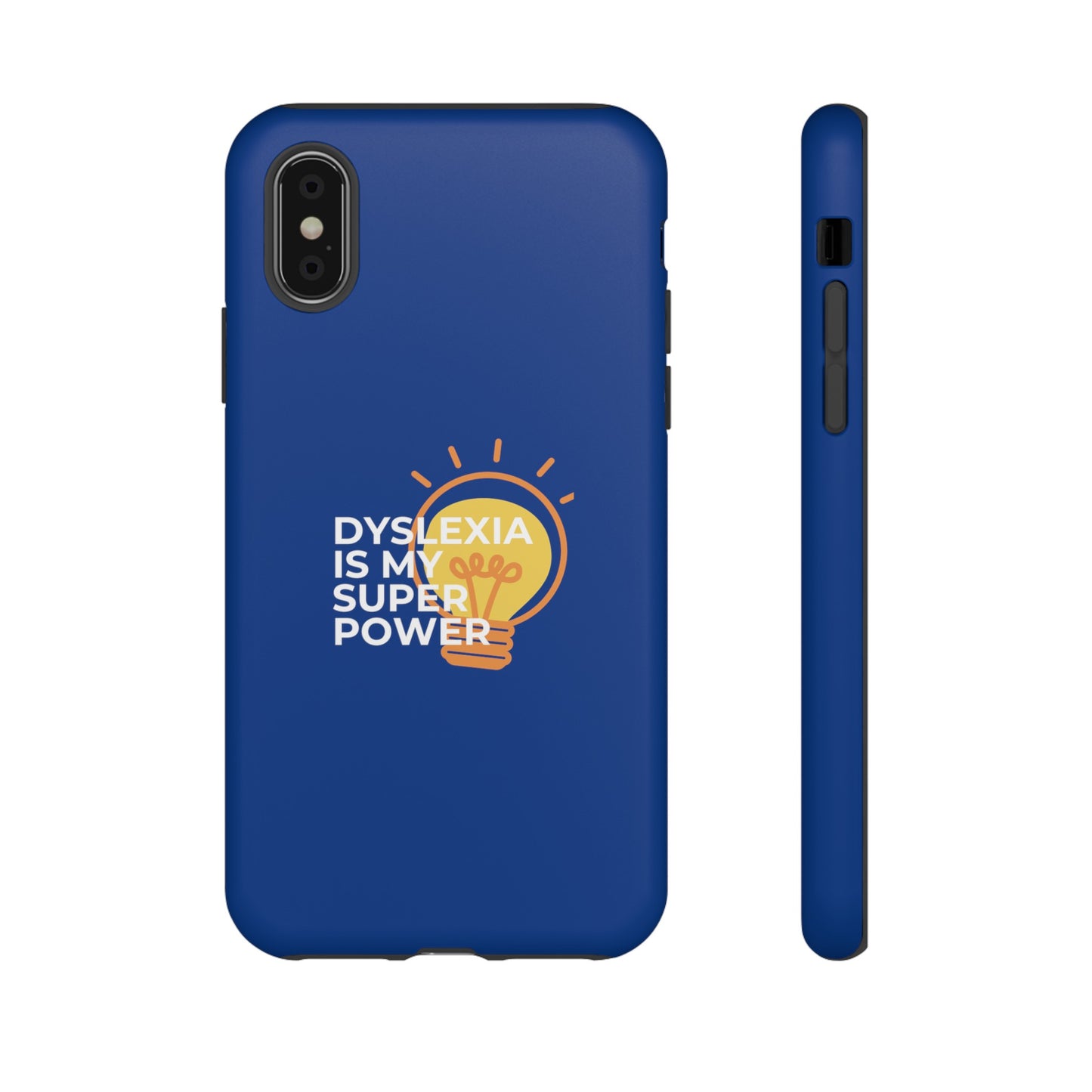 Dyslexia Is My Superpower Light Bulb Phone Case