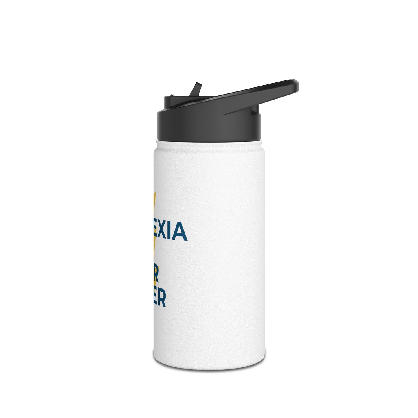 Dyslexia Is My Superpower Lightning Stainless Steel Water Bottle