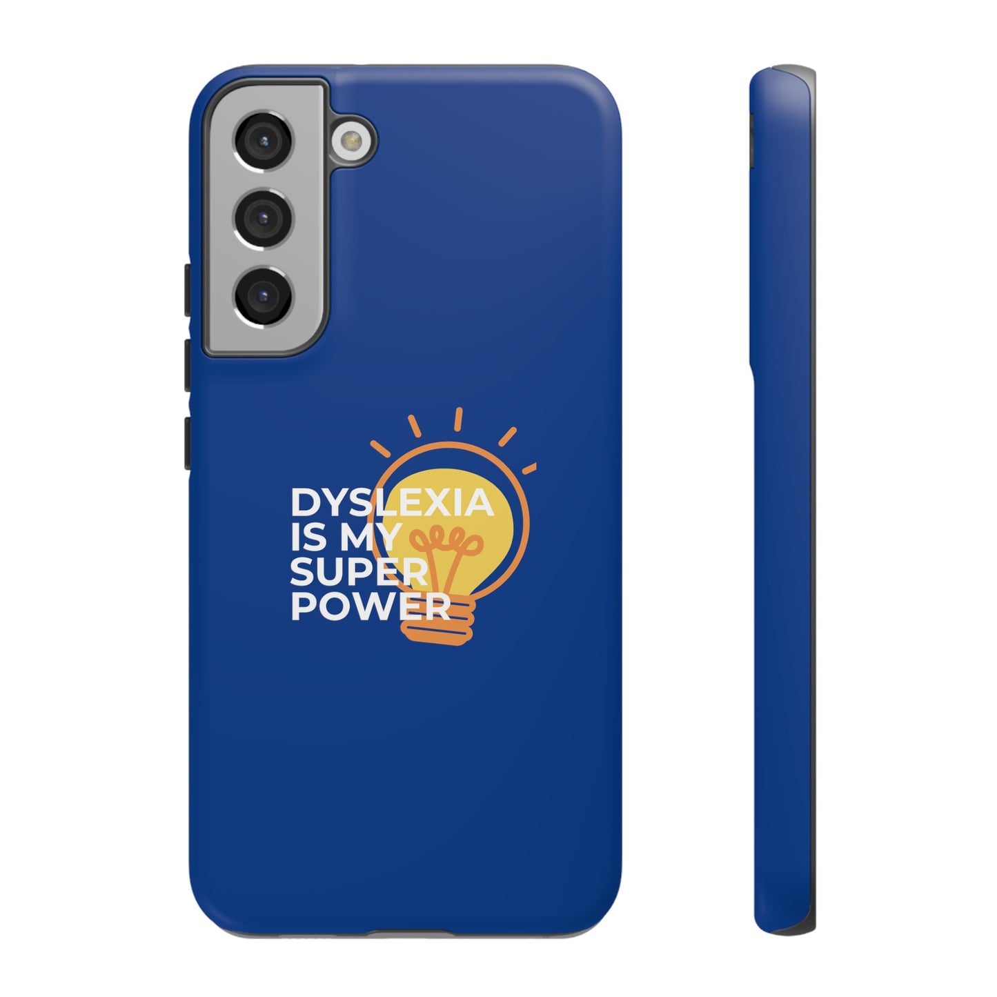 Dyslexia Is My Superpower Light Bulb Phone Case