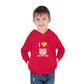 I Love LKA Toddler Pullover Fleece Hoodie