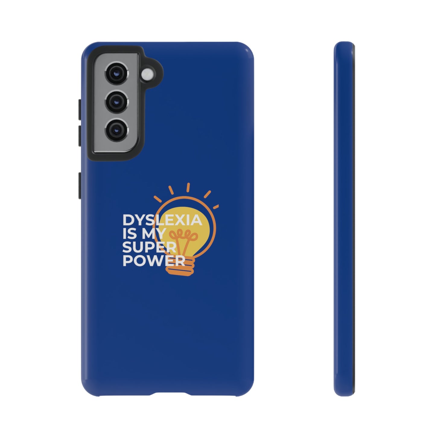 Dyslexia Is My Superpower Light Bulb Phone Case