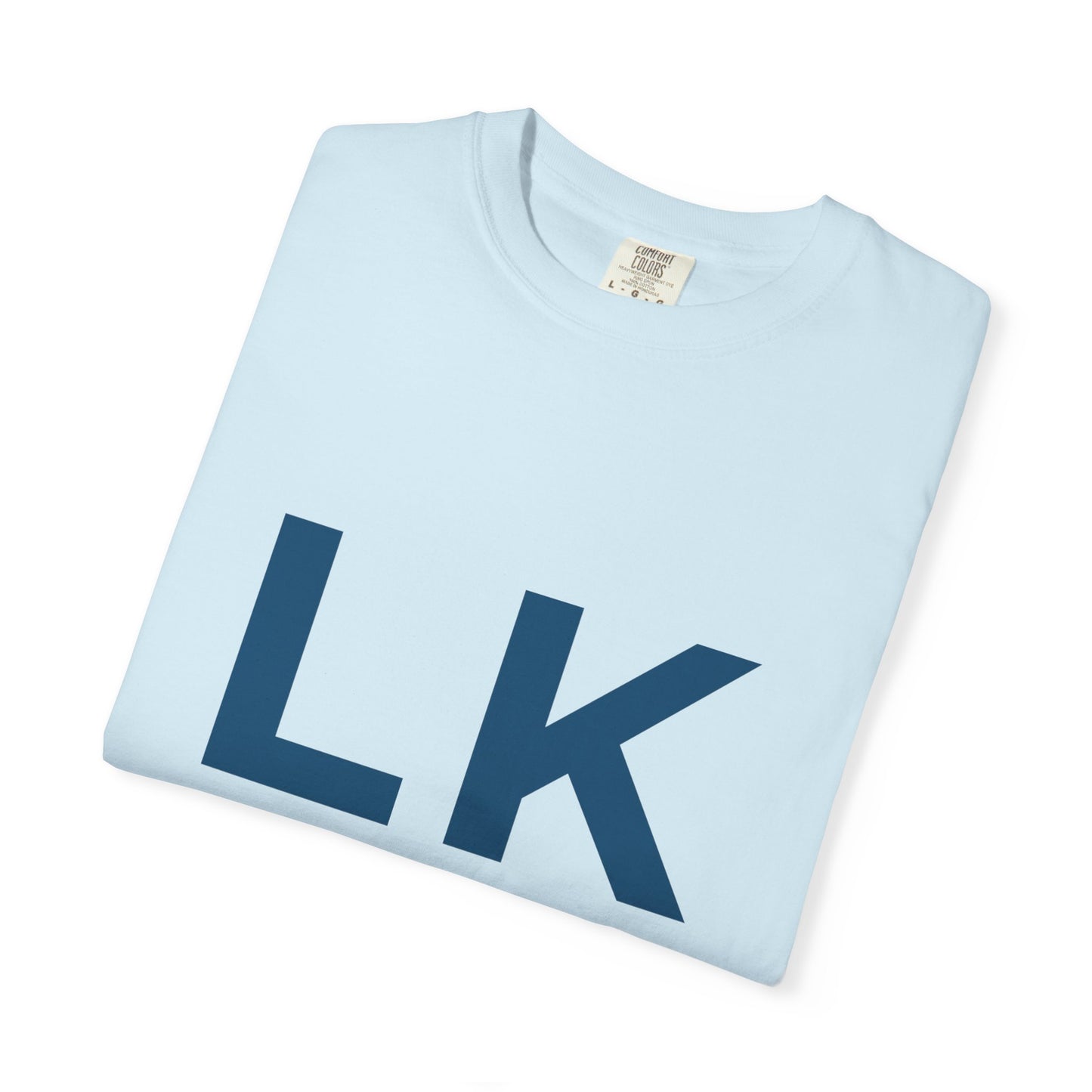 Unisex Garment-Dyed T-Shirt with LKA Heart Design, Casual Wear, Gift for Friends, Love T-Shirt, Holiday Apparel, Everyday Comfort