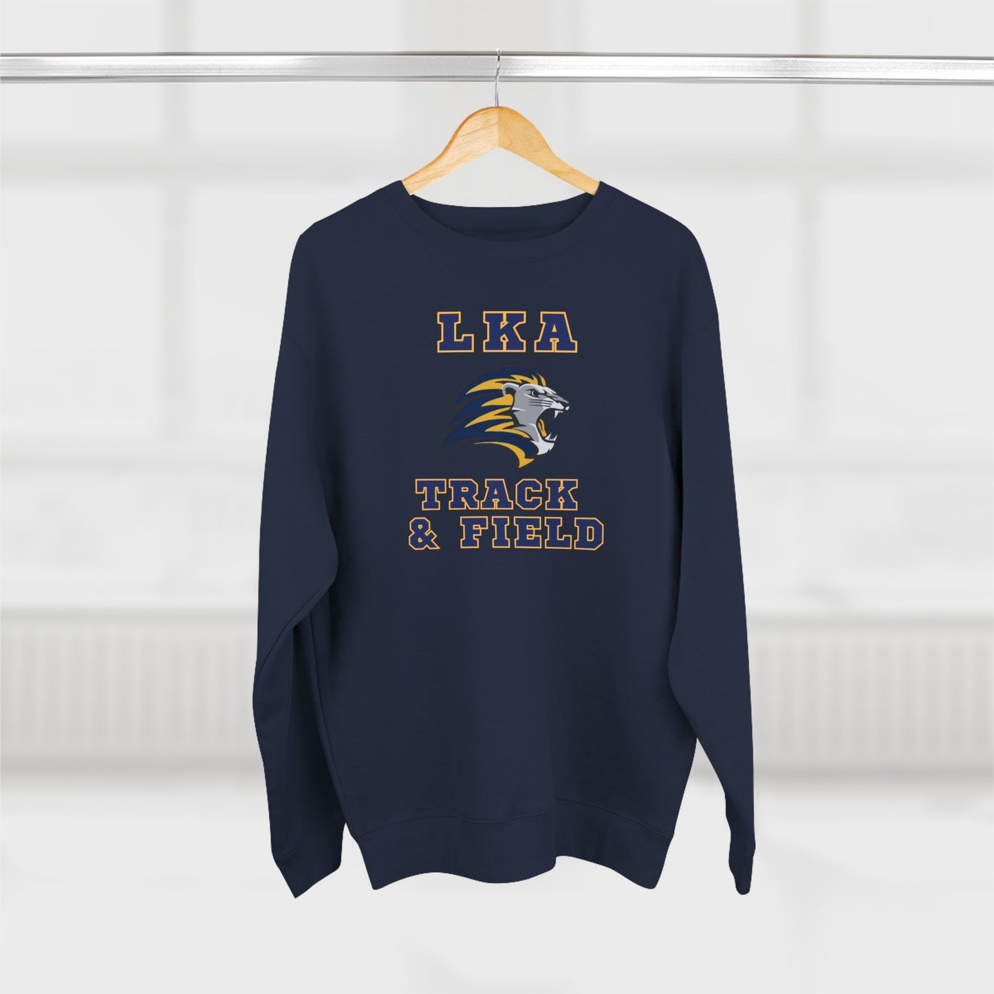 LKA Athletics Track/Field Adult Crewneck Sweatshirt