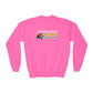 Louisiana Key Academy Striped Athletics Youth Crewneck Sweatshirt