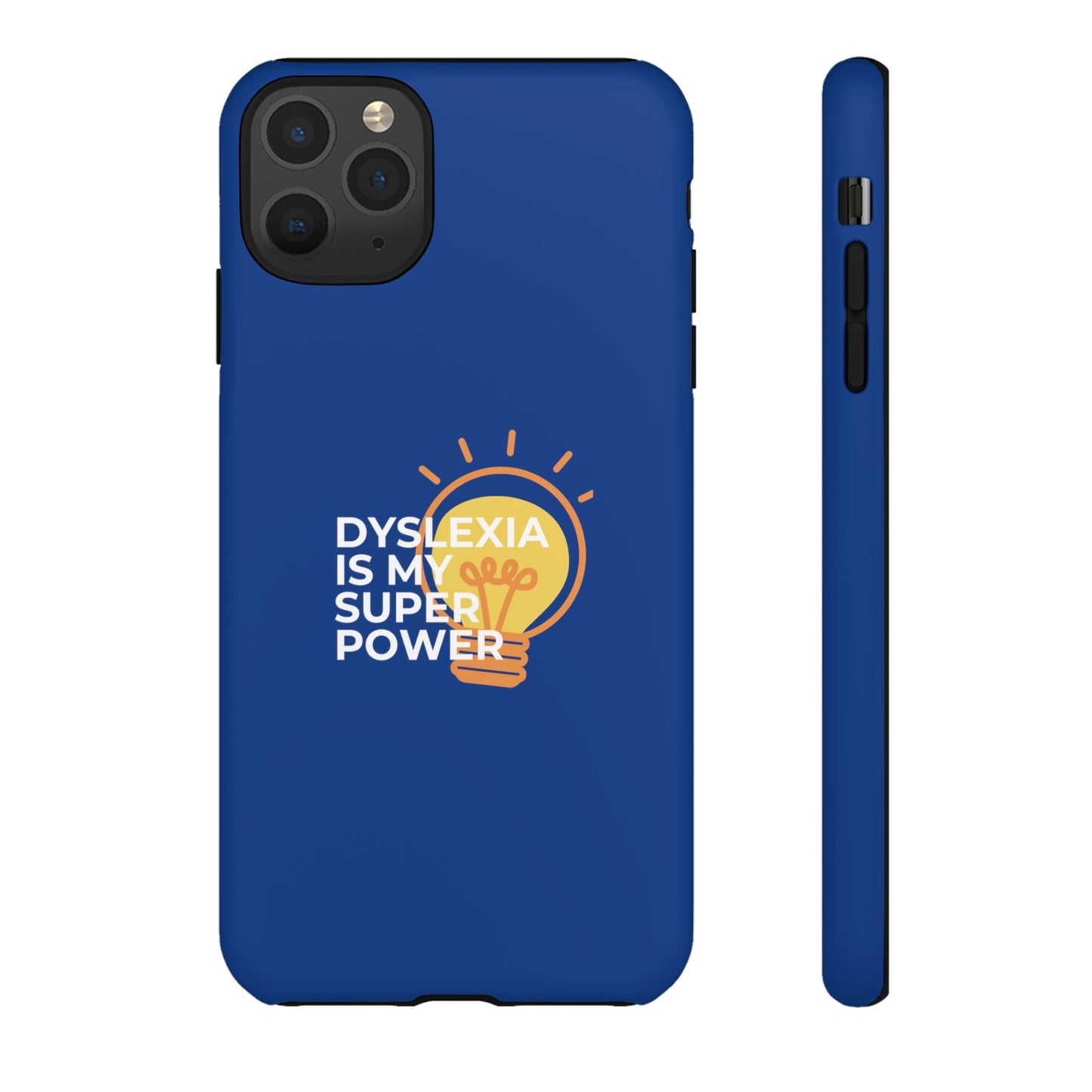 Dyslexia Is My Superpower Light Bulb Phone Case