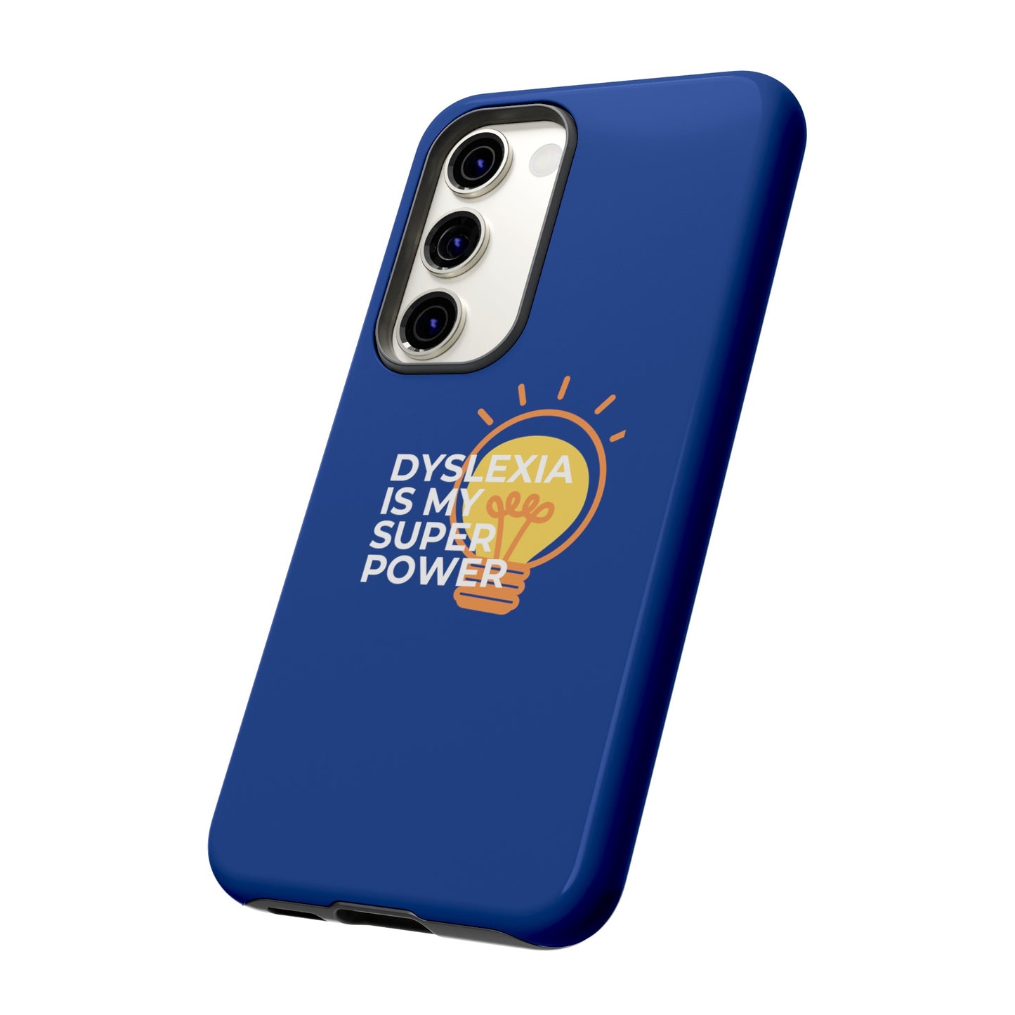 Dyslexia Is My Superpower Light Bulb Phone Case