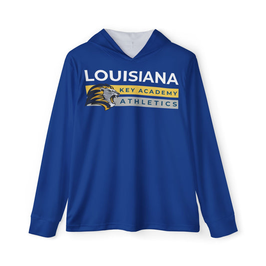 Louisiana Key Academy Striped Athletics Men's Warmup Hoodie