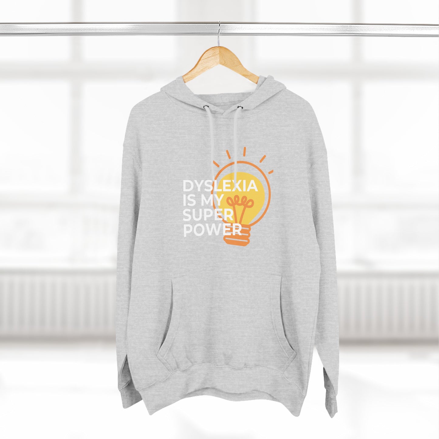 Dyslexia Superpower Lightbulb Hoodie