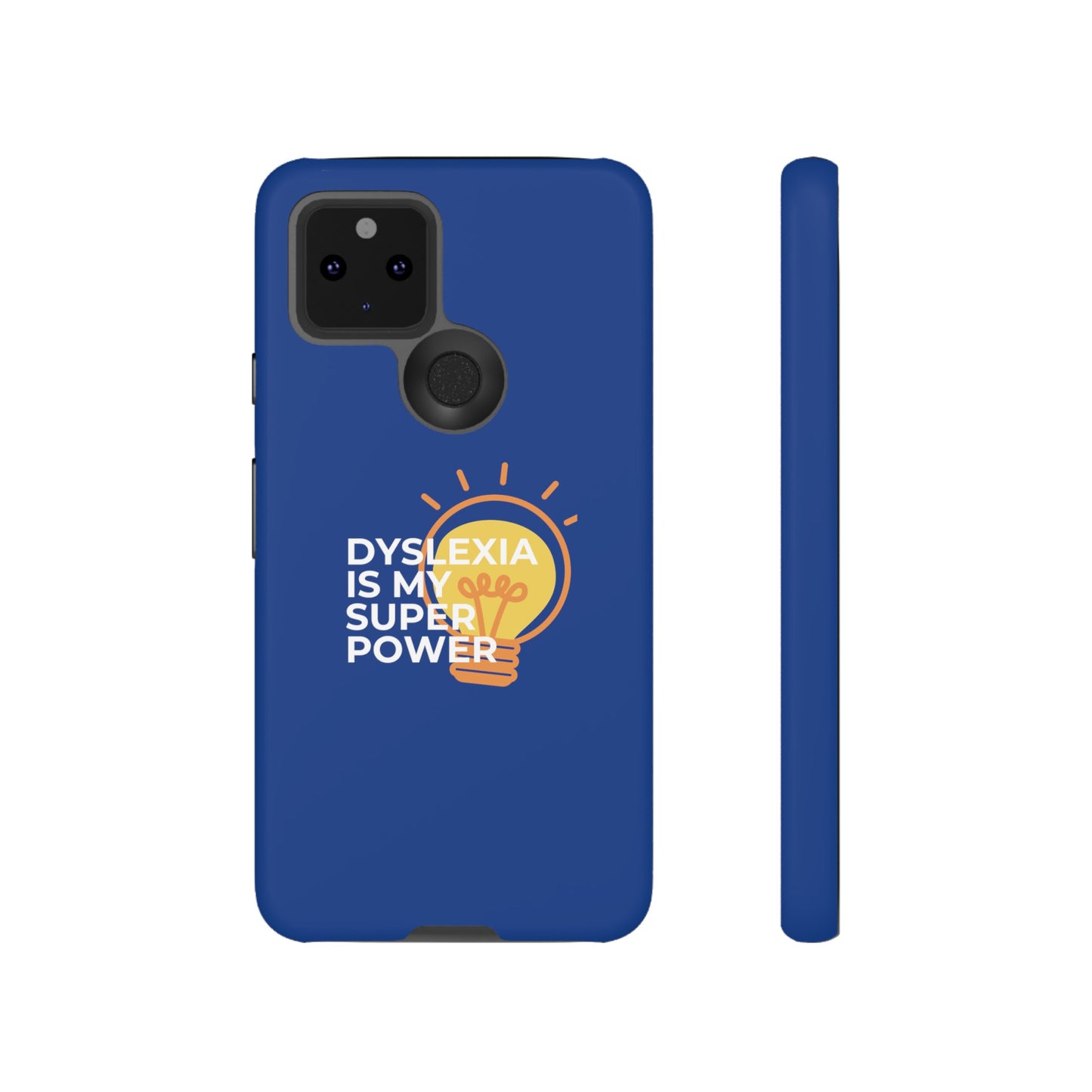 Dyslexia Is My Superpower Light Bulb Phone Case