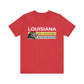 Louisiana Key Academy Striped Athletics Adult T-Shirt