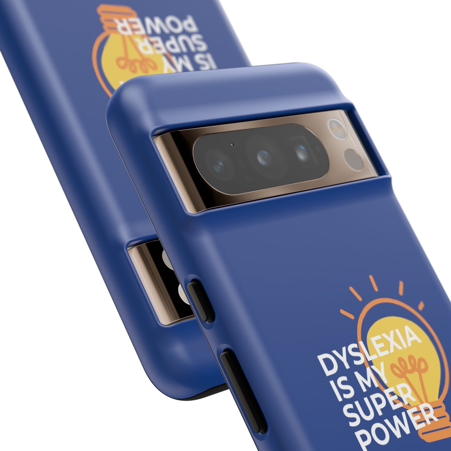 Dyslexia Is My Superpower Light Bulb Phone Case