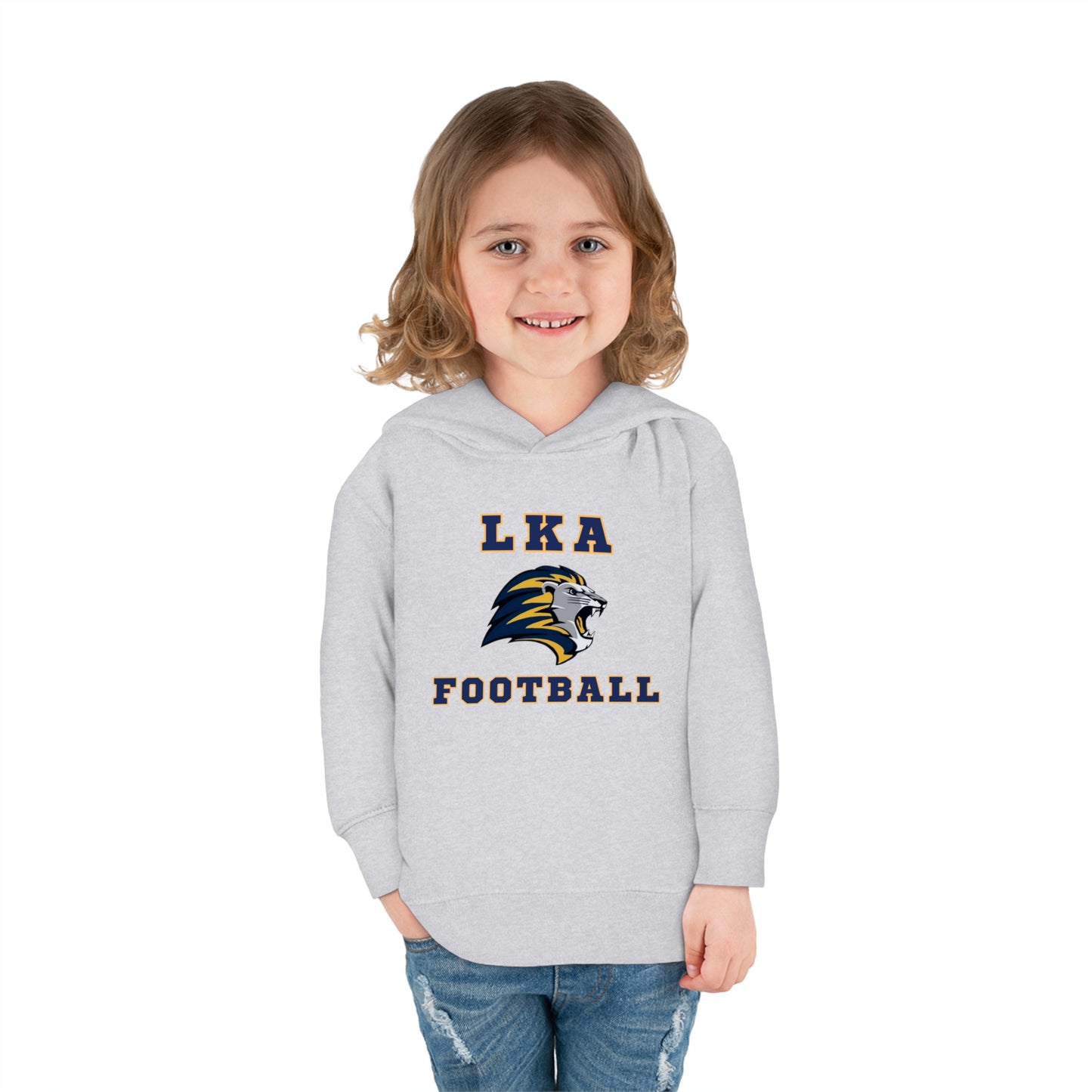 LKA Flag FootballToddler Pullover Fleece Hoodie