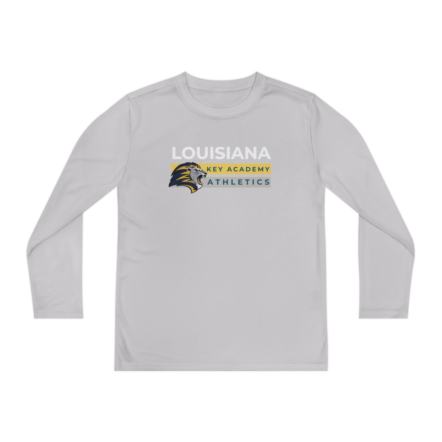 Louisiana Key Academy Striped Athletics Youth Long Sleeve Tee