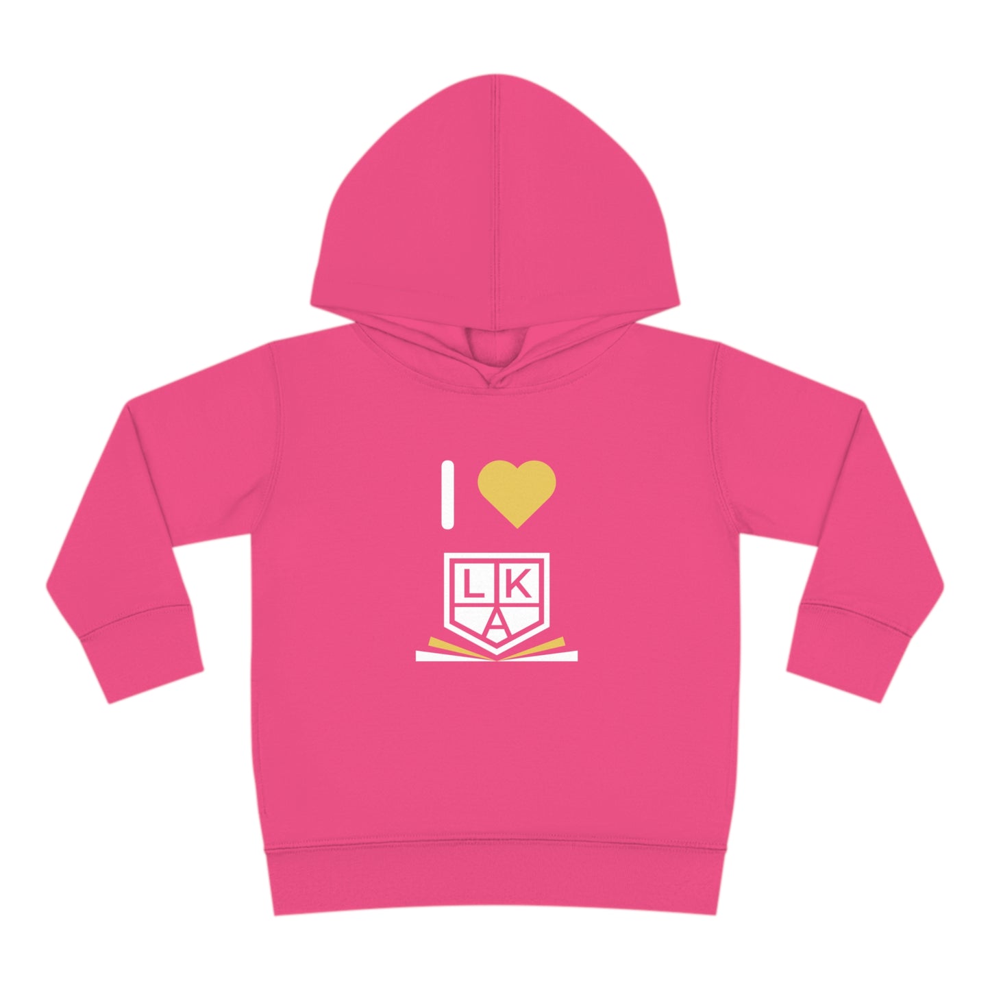 I Love LKA Toddler Pullover Fleece Hoodie