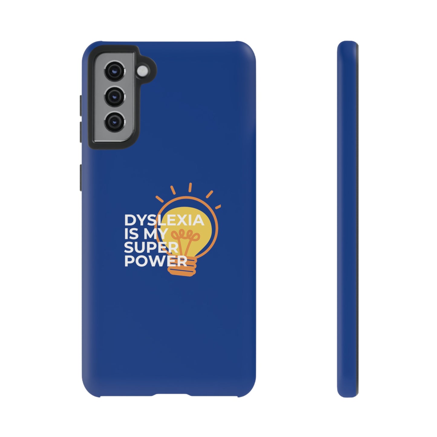 Dyslexia Is My Superpower Light Bulb Phone Case