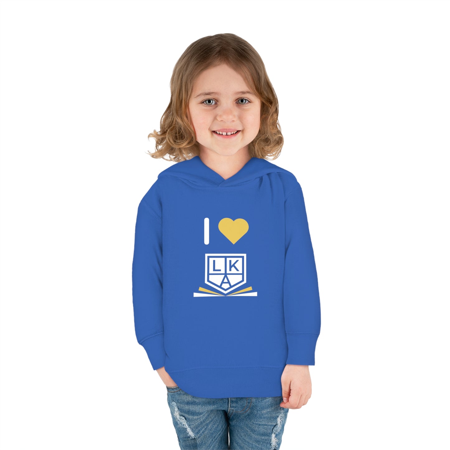 I Love LKA Toddler Pullover Fleece Hoodie